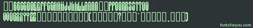 Greyaliensw Font – Green Fonts on Black Background