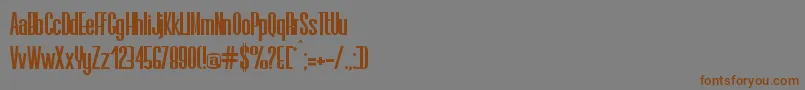 Elis Font – Brown Fonts on Gray Background