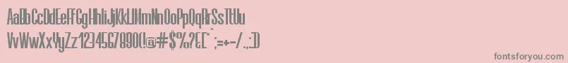 Elis Font – Gray Fonts on Pink Background
