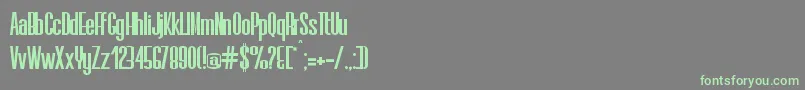 Elis Font – Green Fonts on Gray Background