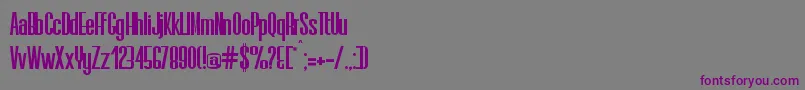 Elis Font – Purple Fonts on Gray Background