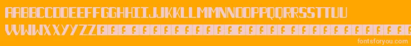 NecktieBlackフォントについての詳細 フォントNecktieBlack – オレンジの背景にピンクのフォント