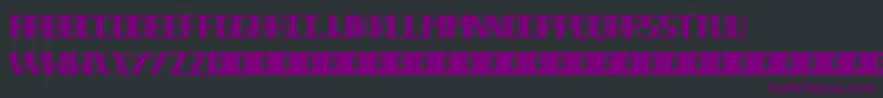 NecktieBlack-fontti – violetit fontit mustalla taustalla