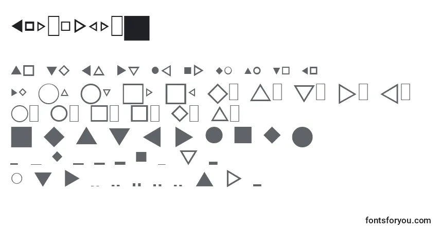 A fonte Cjnpifont1 – alfabeto, números, caracteres especiais