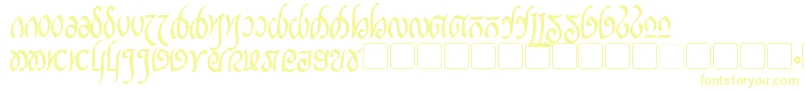 RellanicBold-Schriftart – Gelbe Schriften