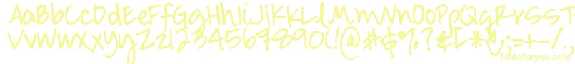 DjbSmartyPants Font – Yellow Fonts