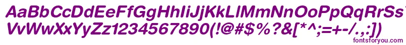 HelveticaroundedltstdBdo-fontti – violetit fontit