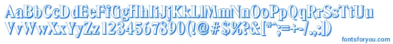 DenvershadowXboldRegular Font – Blue Fonts