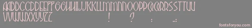 JmhAbadesa Font – Pink Fonts on Gray Background