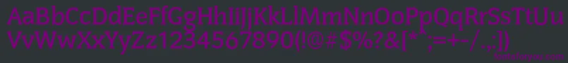 CongressserialMediumRegular Font – Purple Fonts on Black Background