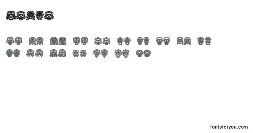 Шрифт Meine – алфавит, цифры, специальные символы