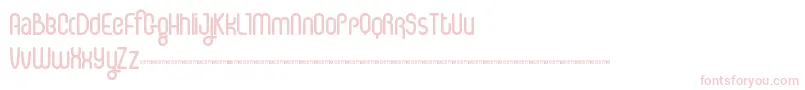IceCs Font – Pink Fonts on White Background