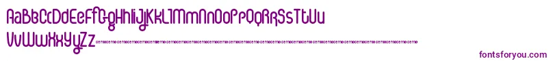 IceCs Font – Purple Fonts on White Background
