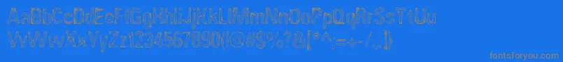 Шрифт Angia – серые шрифты на синем фоне