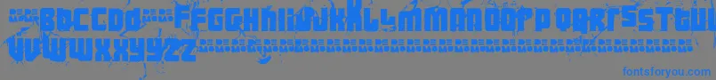 Подробнее о шрифте Ft3thehardwayrmxmesseddemo Шрифт Ft3thehardwayrmxmesseddemo – синие шрифты на сером фоне