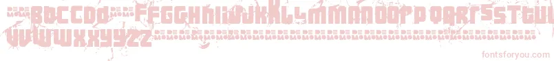 Ft3thehardwayrmxmesseddemo Font – Pink Fonts on White Background