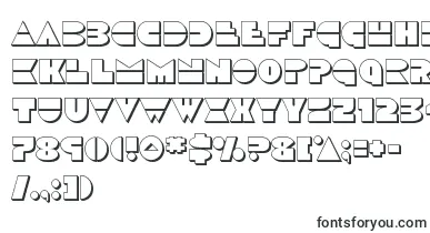  Discoduck3D font