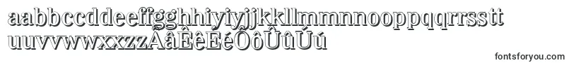 Шрифт WichitashadowMediumRegular – фризские шрифты