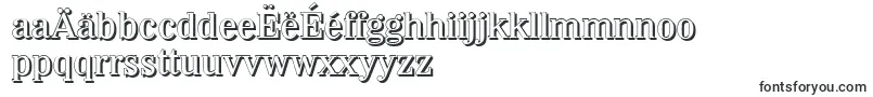 フォントWichitashadowMediumRegular – マケドニア文字
