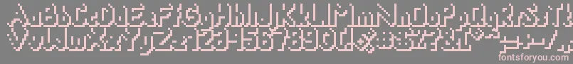 Smackyformulasha Font – Pink Fonts on Gray Background