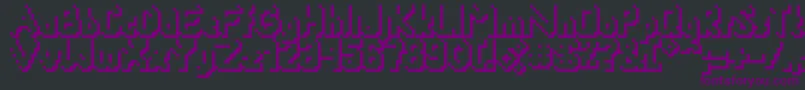 Smackyformulasha Font – Purple Fonts on Black Background