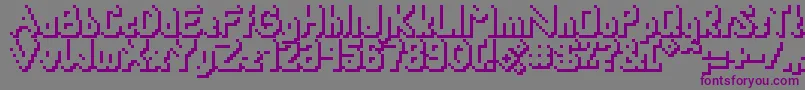 Smackyformulasha Font – Purple Fonts on Gray Background