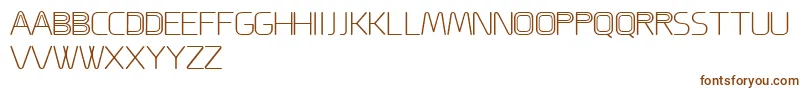 Шрифт ACappella – коричневые шрифты
