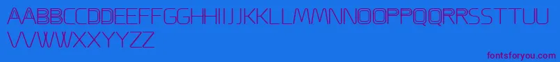 Шрифт ACappella – фиолетовые шрифты на синем фоне