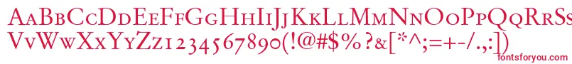 StempelGaramondRomanSmallcapsOldstyleFigures Font – Red Fonts