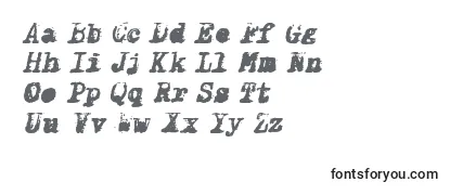 XClassifiedItalic Font