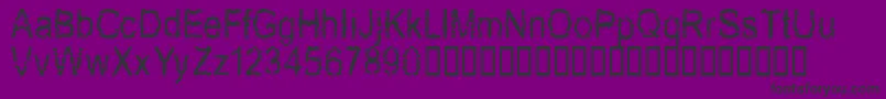 Newmozak Font – Black Fonts on Purple Background