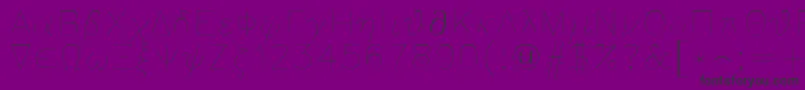 Greeks Font – Black Fonts on Purple Background