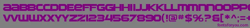 SfAutomatonExtended-fontti – violetit fontit harmaalla taustalla