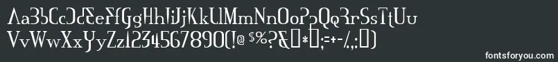 Mississauga Font – White Fonts