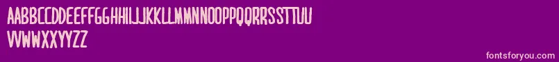 MaridavidBold Font – Pink Fonts on Purple Background