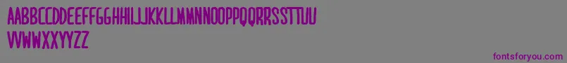 MaridavidBold Font – Purple Fonts on Gray Background