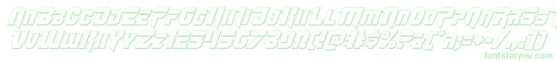 Omegaforce3Dital12 Font – Green Fonts