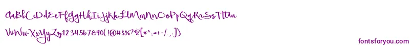 BeautifulMess Font – Purple Fonts