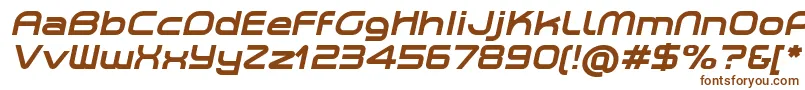PlanetiumXBoldItalicDemo Font – Brown Fonts