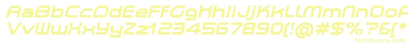 PlanetiumXBoldItalicDemo Font – Yellow Fonts