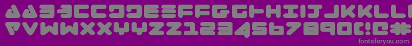 Zealote Font – Gray Fonts on Purple Background