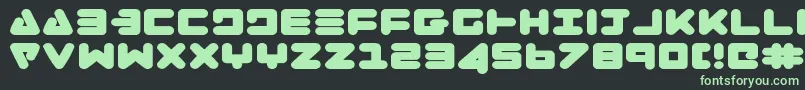 Lisätietoja Zealote-fontista Zealote-fontti – vihreät fontit mustalla taustalla