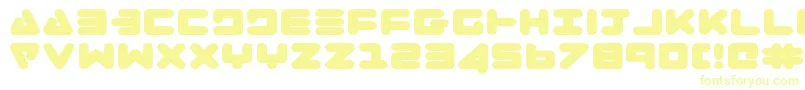 Zealote Font – Yellow Fonts on White Background