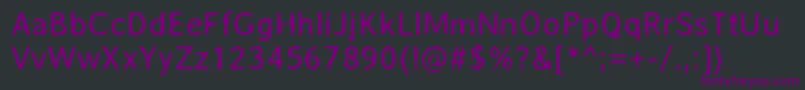 AveriasansRegular Font – Purple Fonts on Black Background