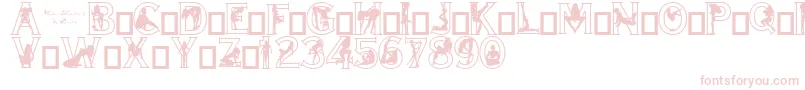 AlphaSilouettes2 Font – Pink Fonts