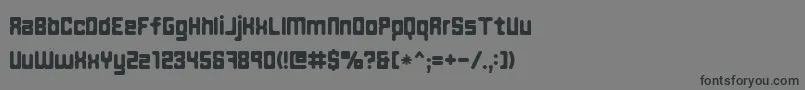 Ft45 Font – Black Fonts on Gray Background