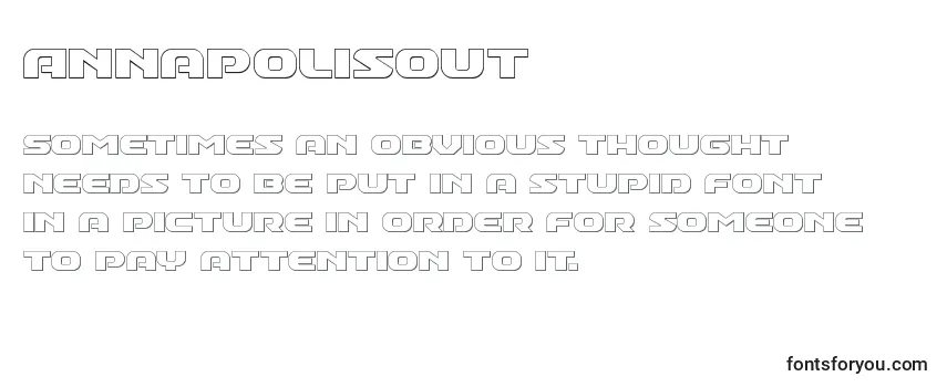 Review of the Annapolisout Font