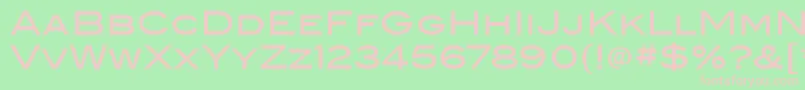 BlairItcMedium Font – Pink Fonts on Green Background