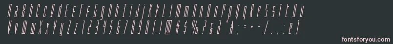 Phantacontitleital Font – Pink Fonts on Black Background