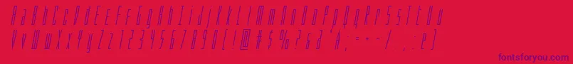 fuente Phantacontitleital – Fuentes Moradas Sobre Fondo Rojo